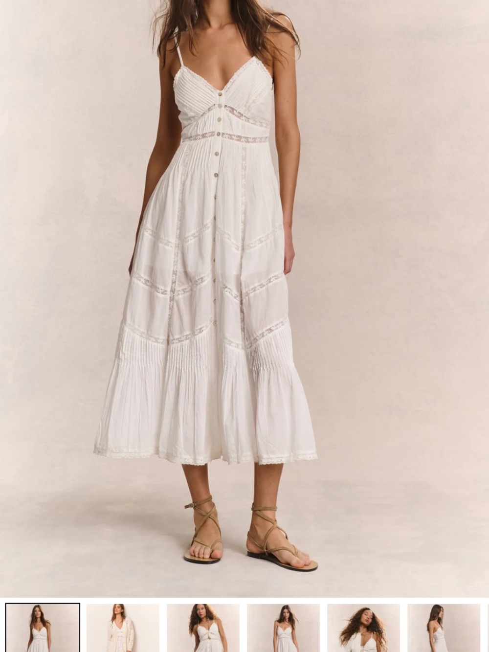 LoveShackFancy White Dress